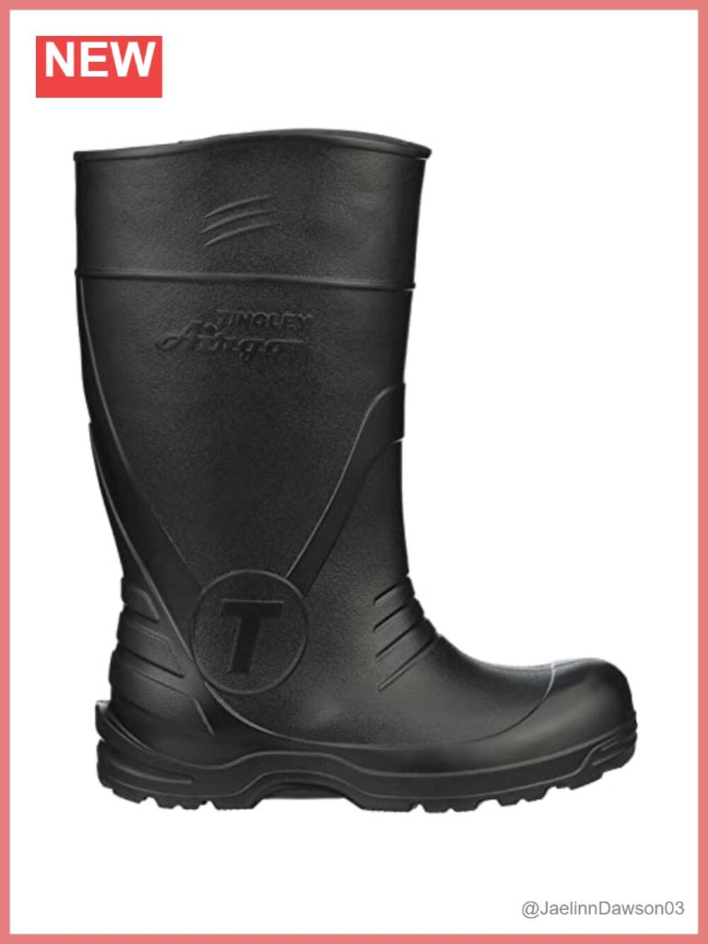 15" Knee High Waterproof Industrial Boots Pull-On Safety Toe Work Boots